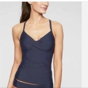 Athleta tankini top- black